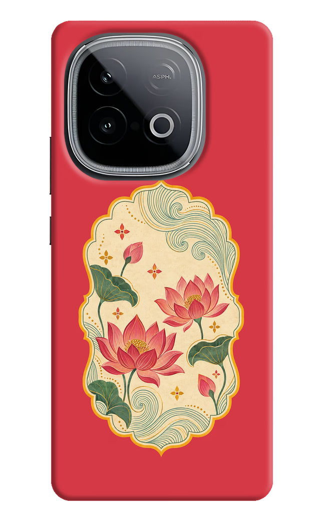 Pink Lotus iQOO Neo 10 Hard Case Back Cover by Casekaro