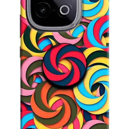 Spiral Pattern iQOO Neo 10 Pop Case by Casekaro