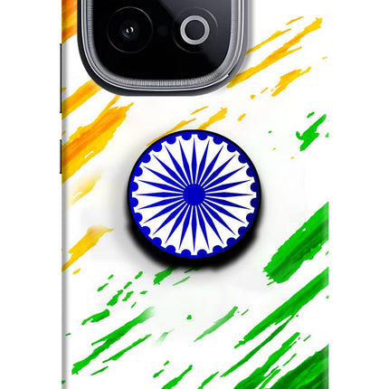 Indian Flag Ashoka Chakra iQOO Neo 10 Pop Case by Casekaro