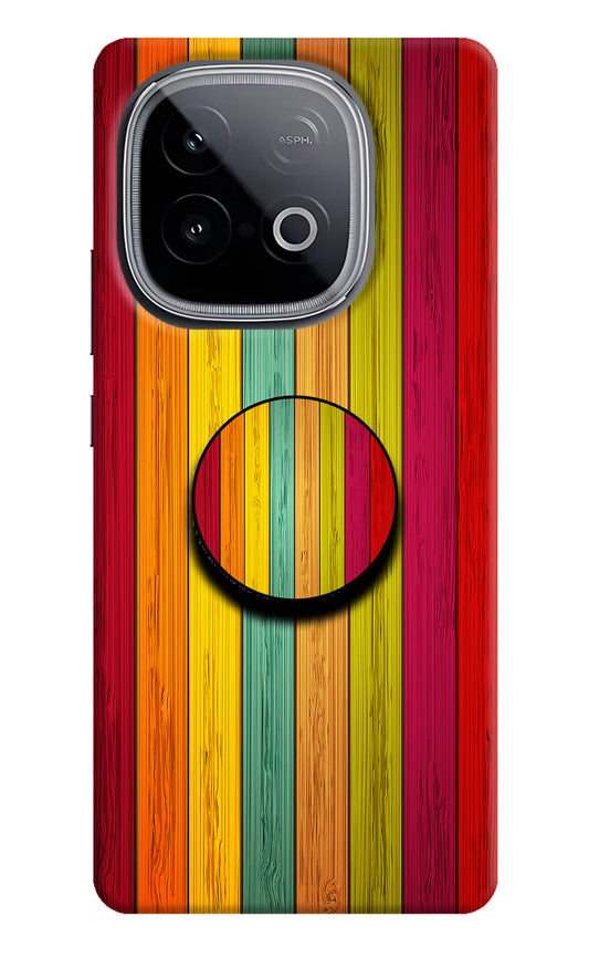 Multicolor Wooden iQOO Neo 10 Pop Case by Casekaro