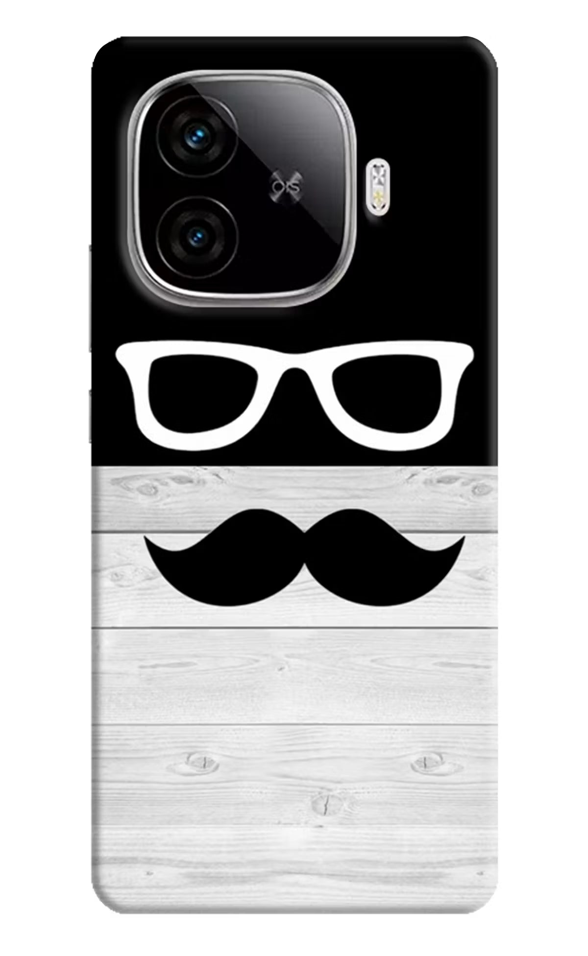 Mustache iQOO Neo 10R 5G Hard Case Back Cover by Casekaro