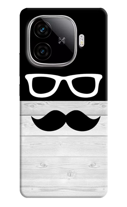 Mustache iQOO Neo 10R 5G Hard Case Back Cover by Casekaro