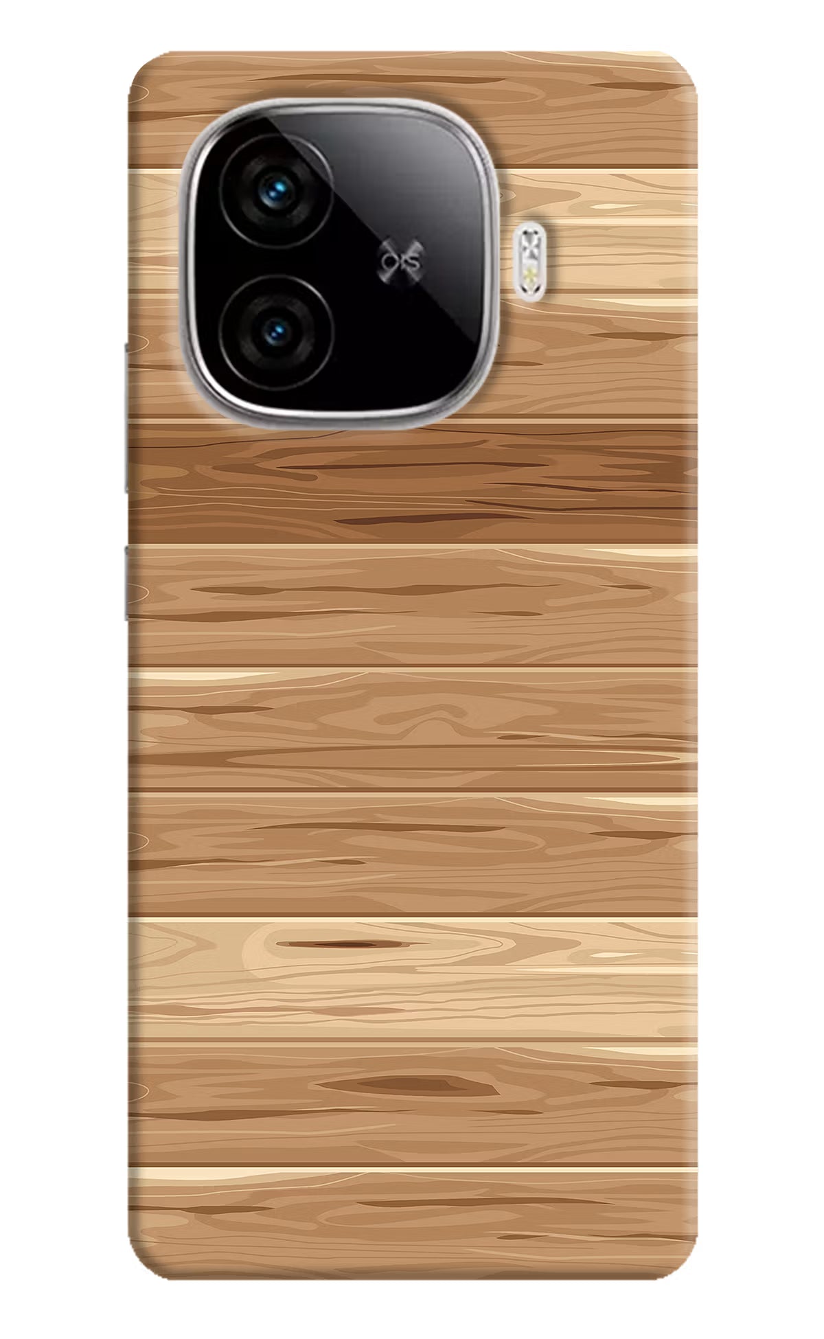 Wooden Vector iQOO Neo 10R 5G Hard Case Back Cover by Casekaro