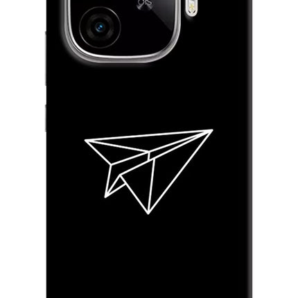 Paper Plane White iQOO Neo 10R 5G Hard Case Back Cover by Casekaro