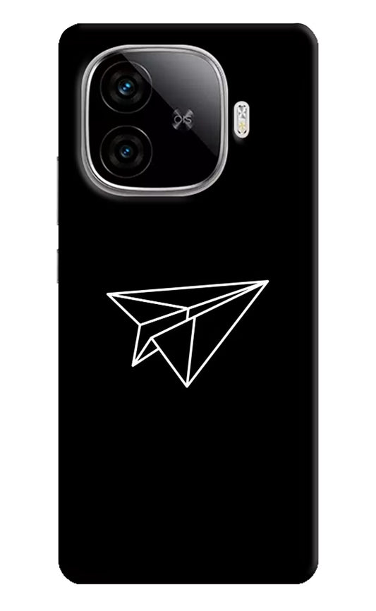 Paper Plane White iQOO Neo 10R 5G Hard Case Back Cover by Casekaro