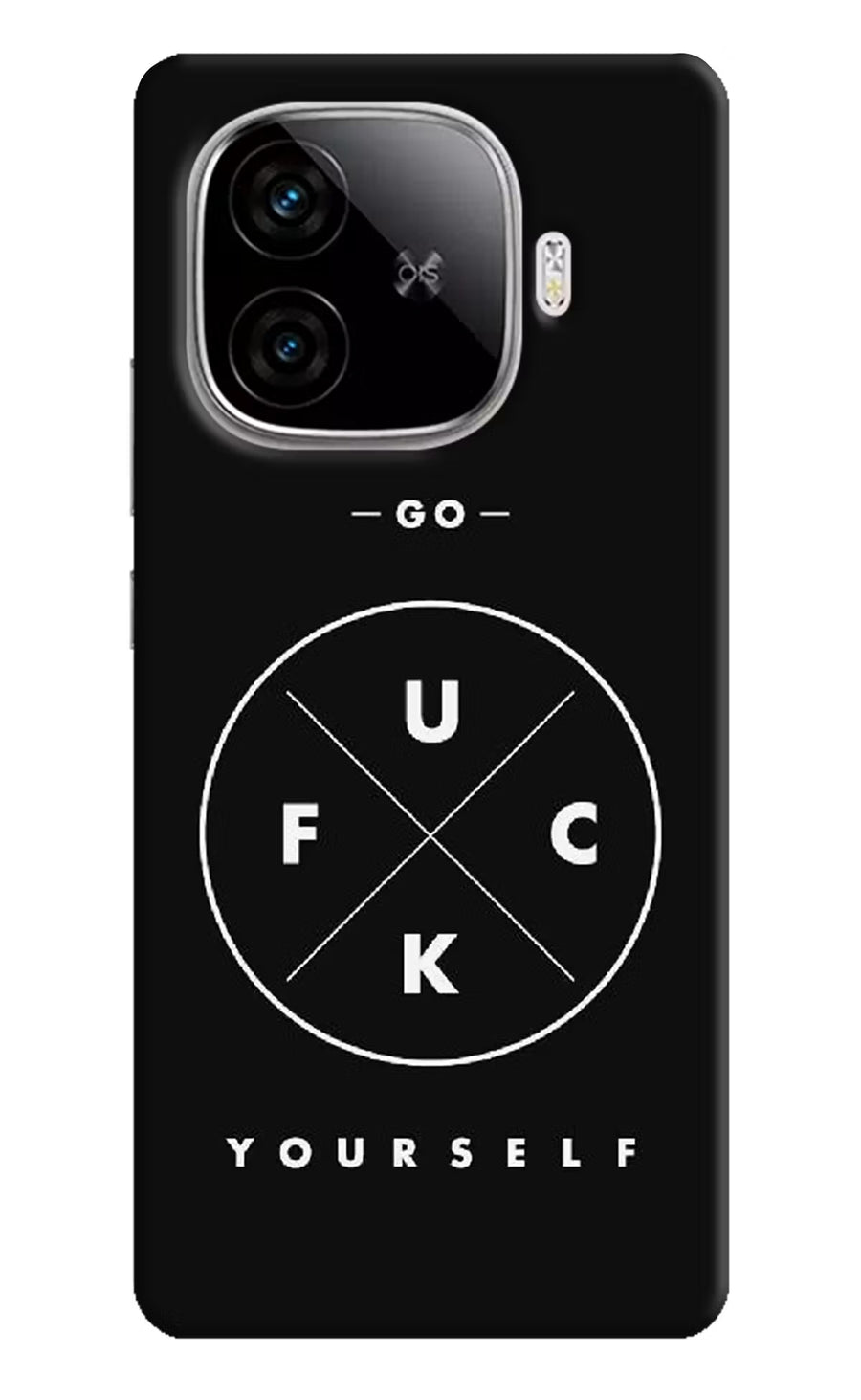 Go Fuck Yourself iQOO Neo 10R 5G Back Cover, Hard case
