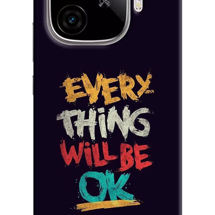 Everything Will Be Ok iQOO Neo 10R 5G Hard Case Back Cover by Casekaro