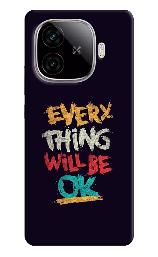 Everything Will Be Ok iQOO Neo 10R 5G Hard Case Back Cover by Casekaro