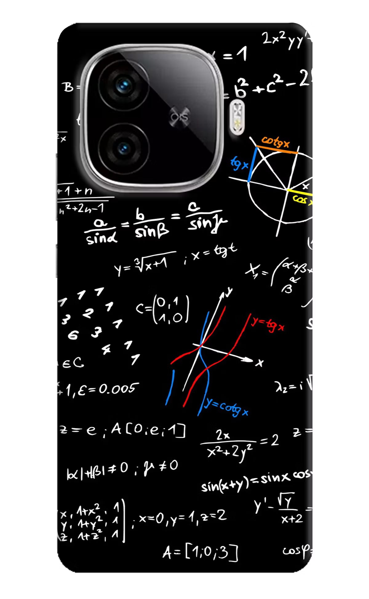 Mathematics Formula iQOO Neo 10R 5G Hard Case Back Cover by Casekaro