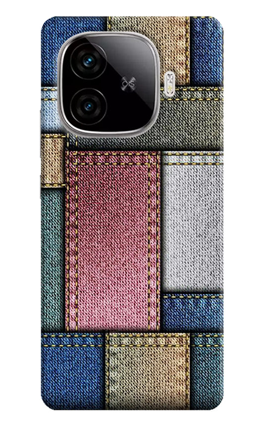 Multicolor Jeans iQOO Neo 10R 5G Hard Case Back Cover by Casekaro