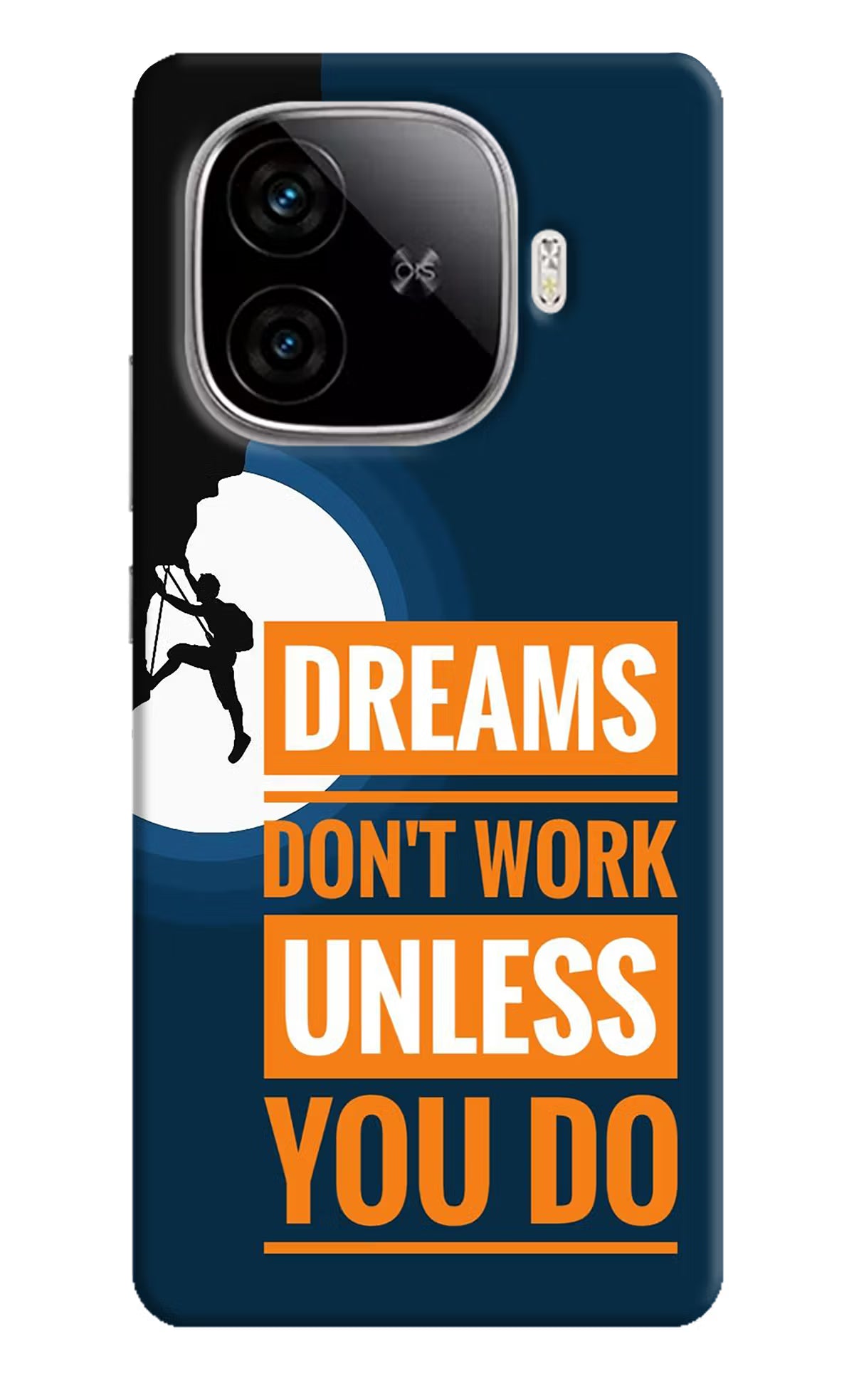 Dreams Don’T Work Unless You Do iQOO Neo 10R 5G Hard Case Back Cover by Casekaro