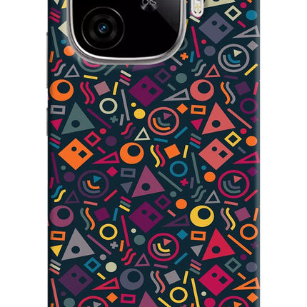 Geometric Abstract iQOO Neo 10R 5G Hard Case Back Cover by Casekaro