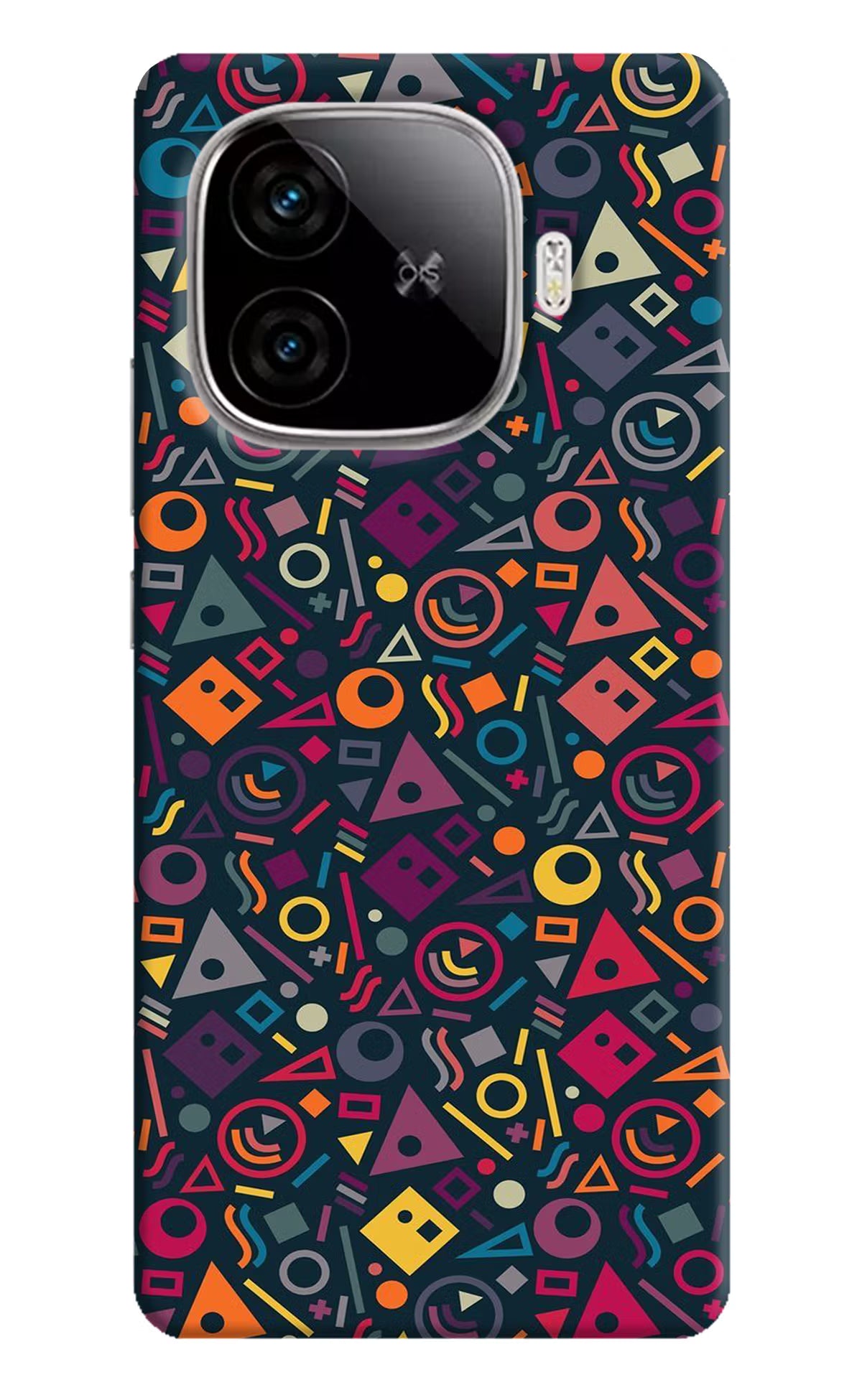 Geometric Abstract iQOO Neo 10R 5G Hard Case Back Cover by Casekaro