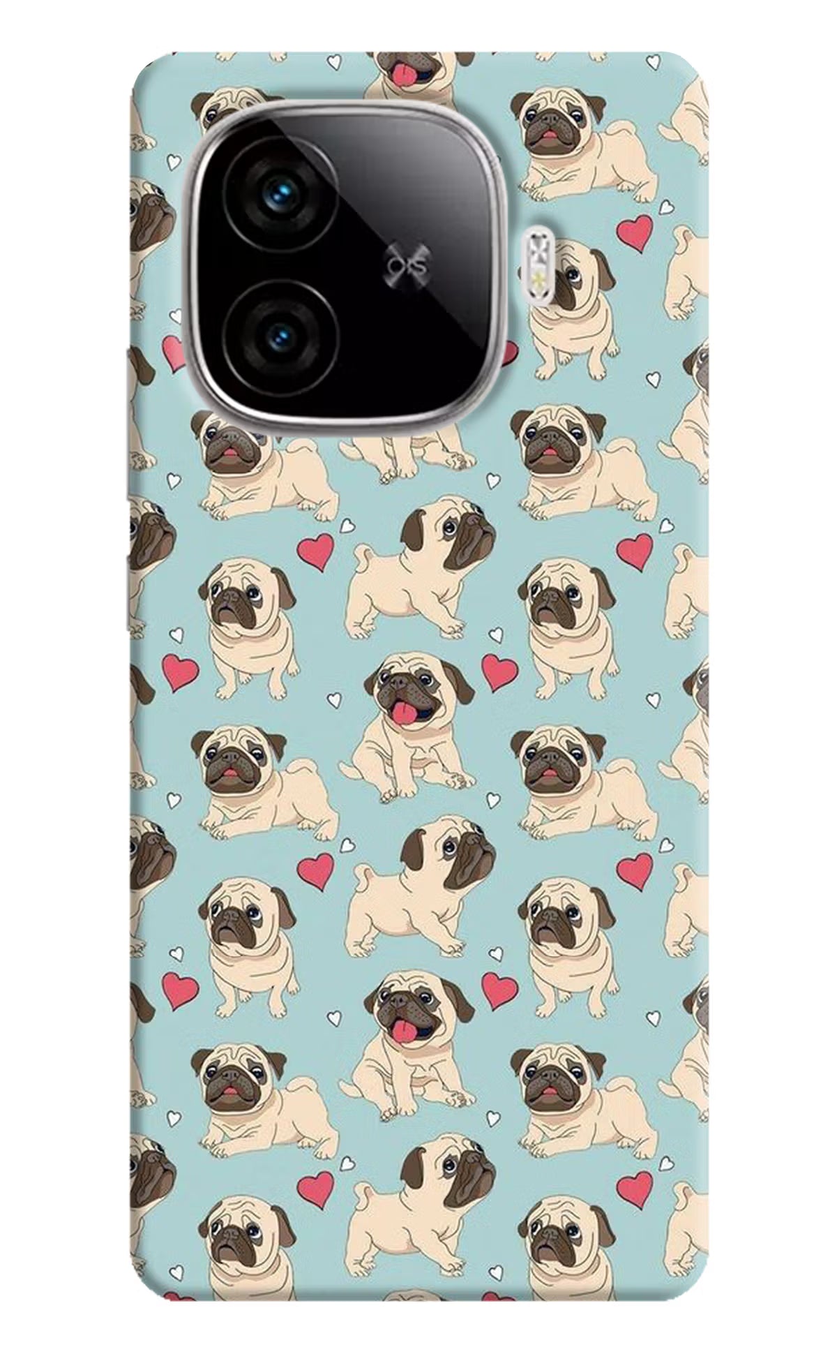Pug Dog iQOO Neo 10R 5G Hard Case Back Cover by Casekaro