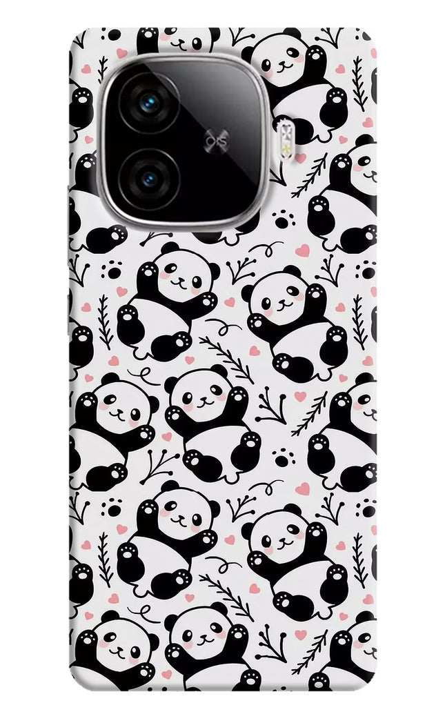 Cute Panda iQOO Neo 10R 5G Hard Case Back Cover by Casekaro