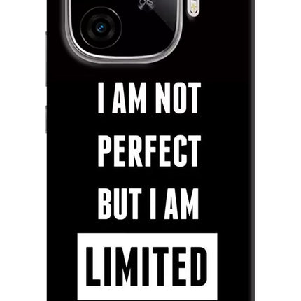 I Am Not Perfect But I Am Limited Edition iQOO Neo 10R 5G Hard Case Back Cover by Casekaro