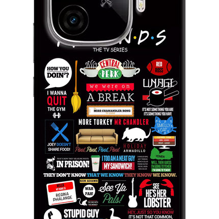 FRIENDS iQOO Neo 10R 5G Hard Case Back Cover by Casekaro