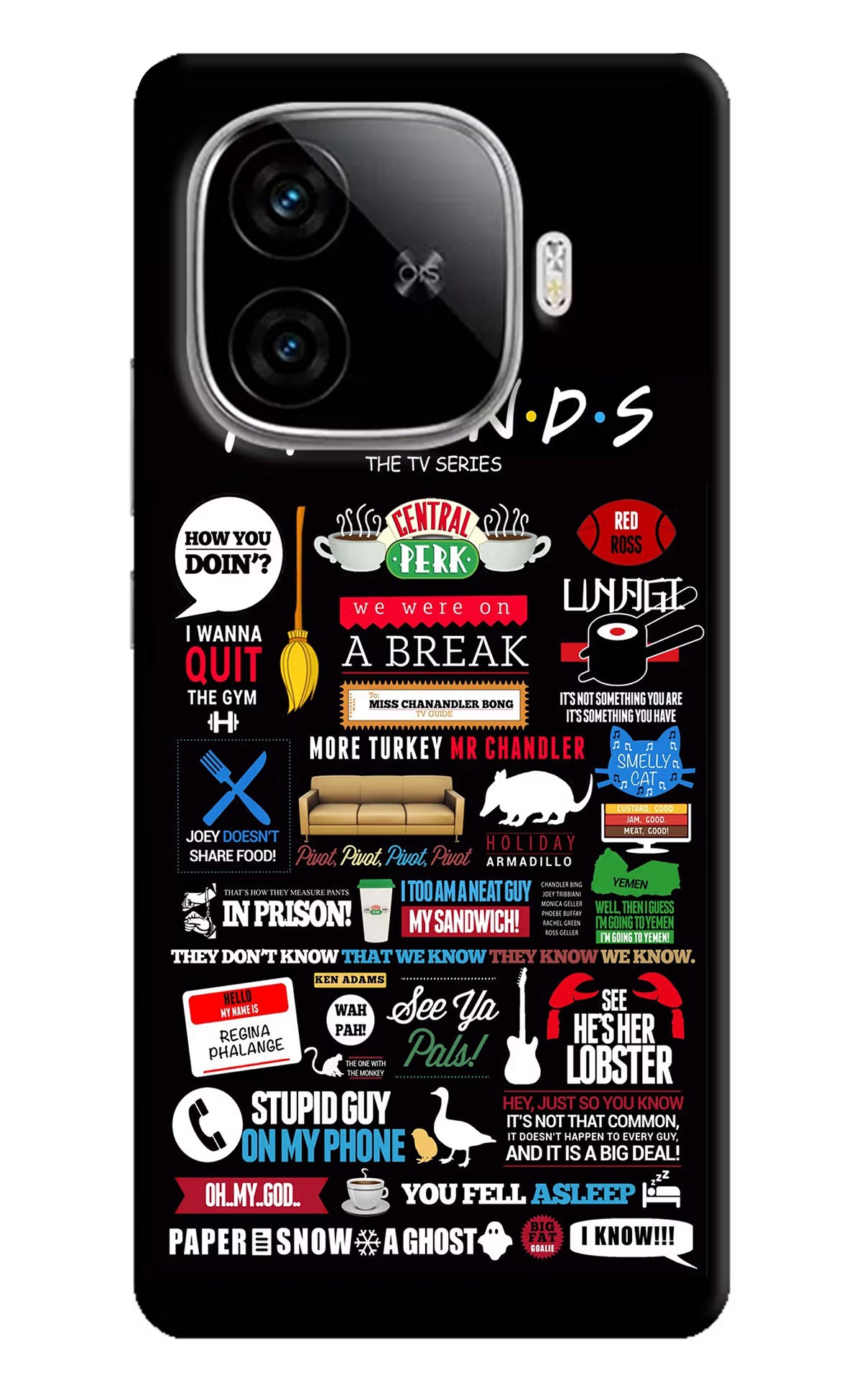 FRIENDS iQOO Neo 10R 5G Hard Case Back Cover by Casekaro