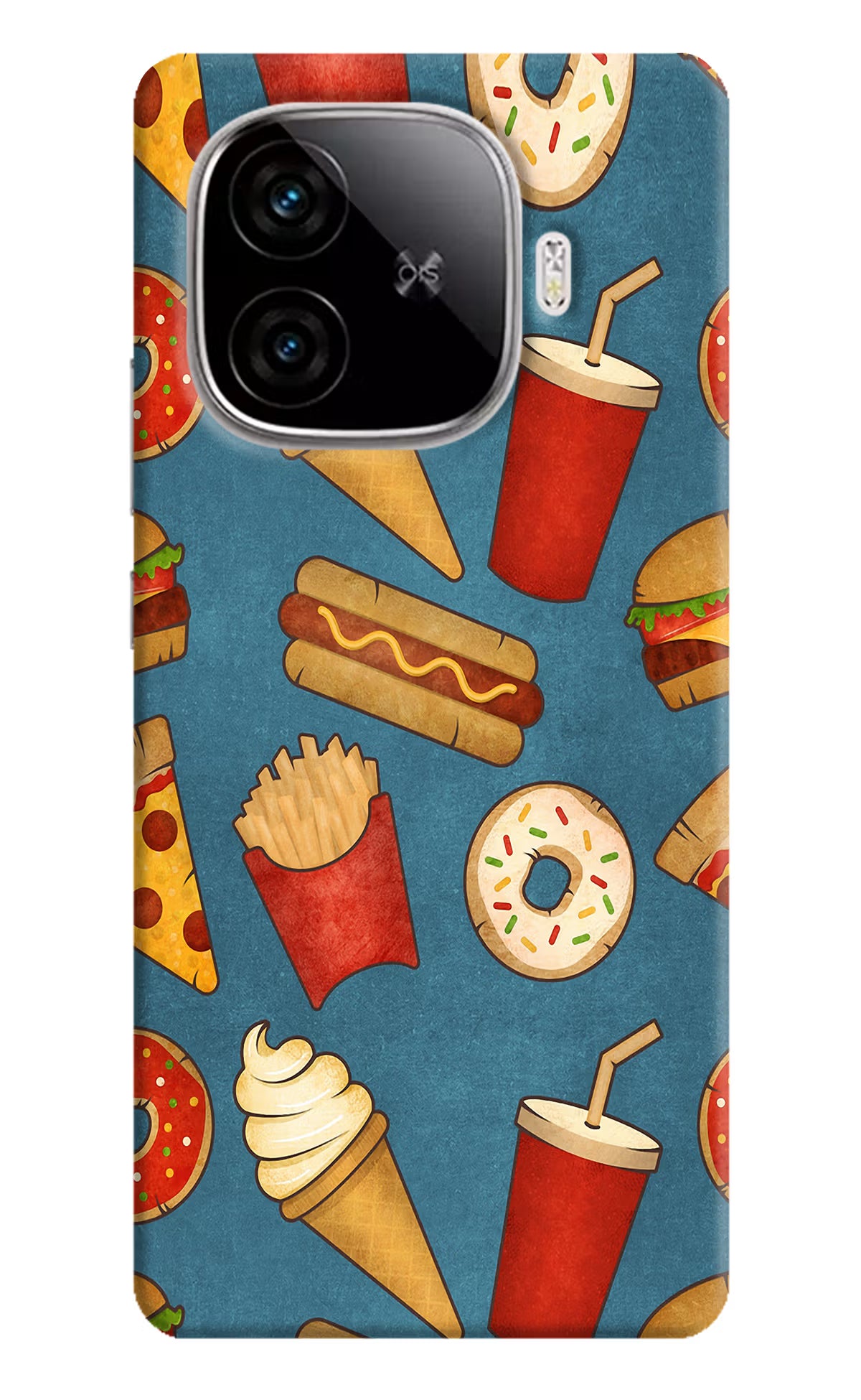 Foodie iQOO Neo 10R 5G Hard Case Back Cover by Casekaro