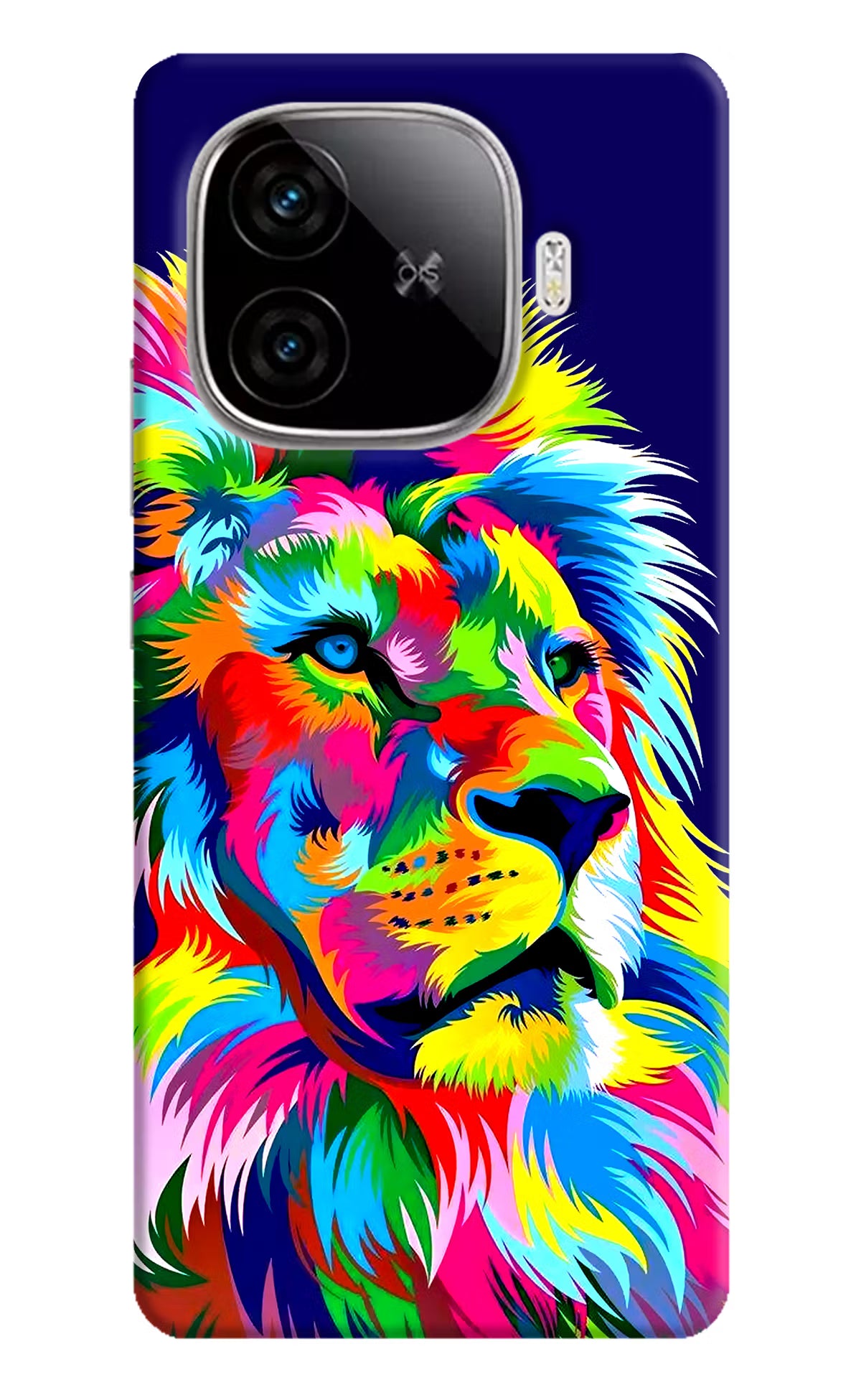 Vector Art Lion iQOO Neo 10R 5G Hard Case Back Cover by Casekaro