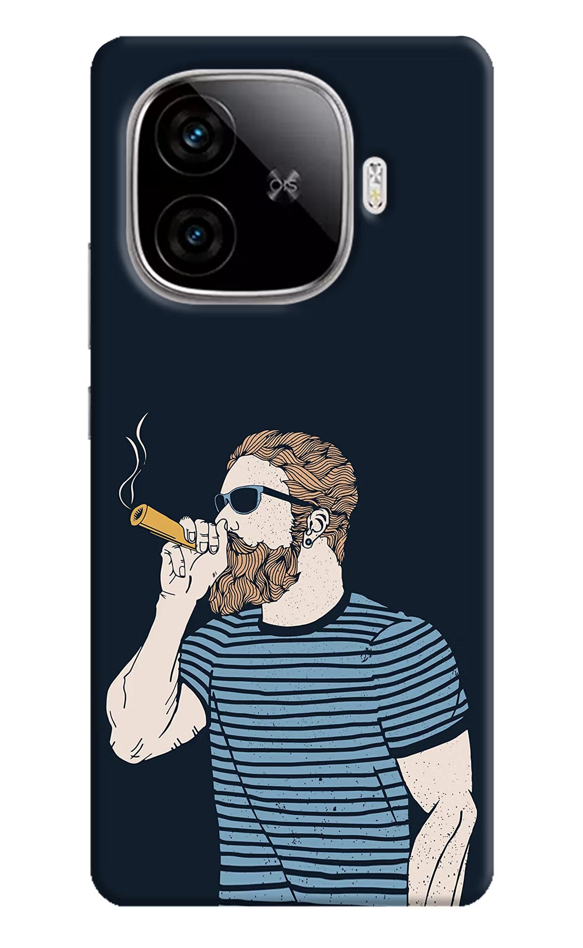 Smoking iQOO Neo 10R 5G Hard Case Back Cover by Casekaro