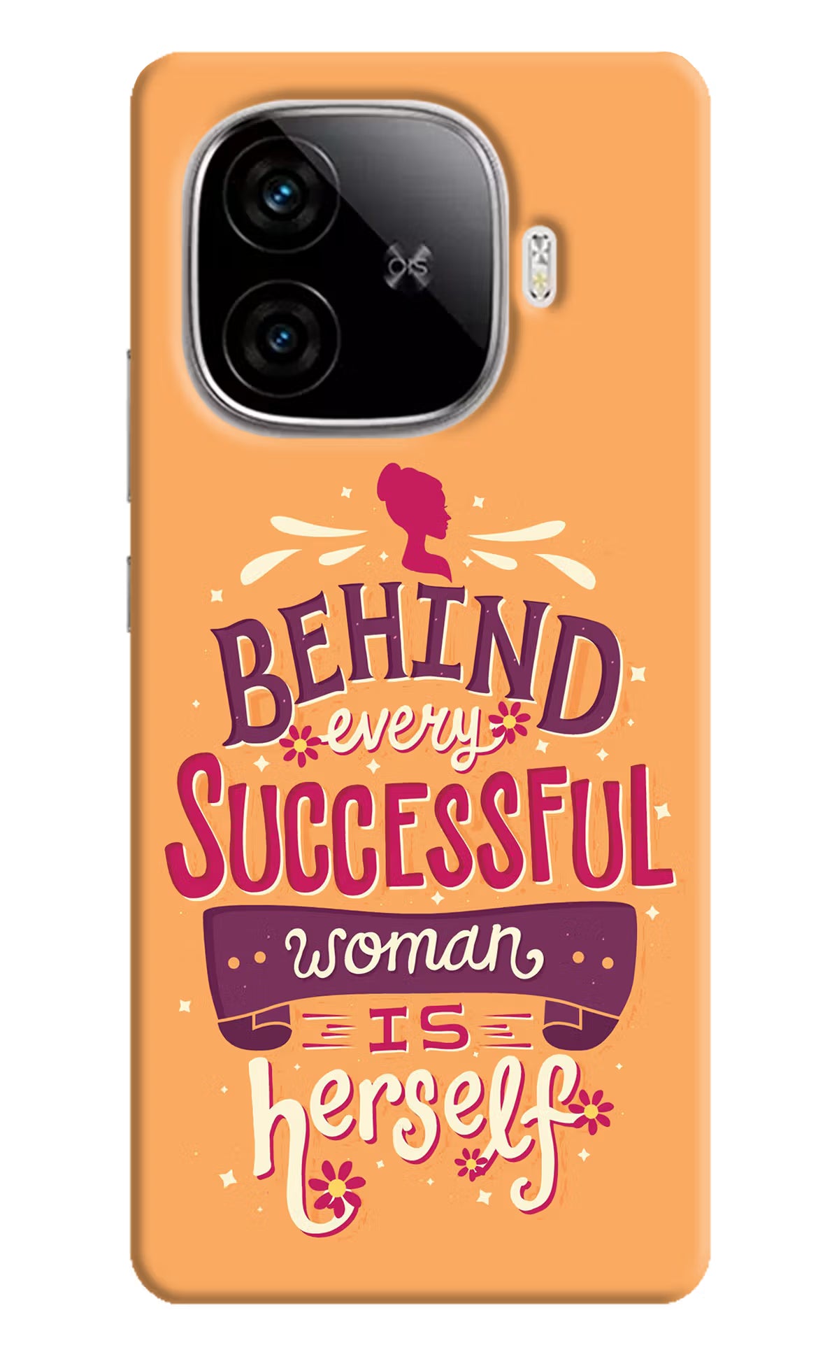 Behind Every Successful Woman There Is Herself iQOO Neo 10R 5G Hard Case Back Cover by Casekaro