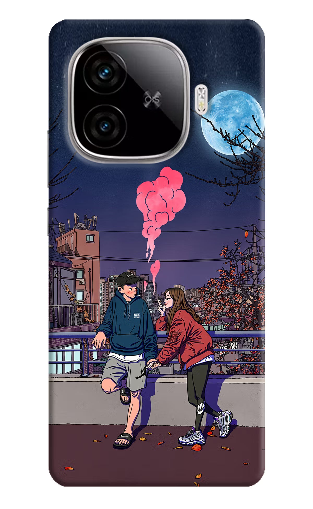 Chilling Couple iQOO Neo 10R 5G Hard Case Back Cover by Casekaro