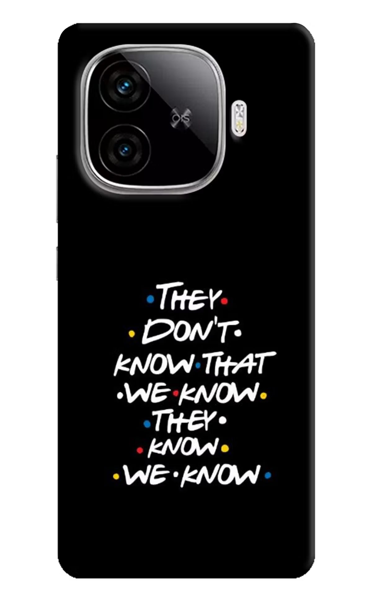FRIENDS Dialogue iQOO Neo 10R 5G Hard Case Back Cover by Casekaro