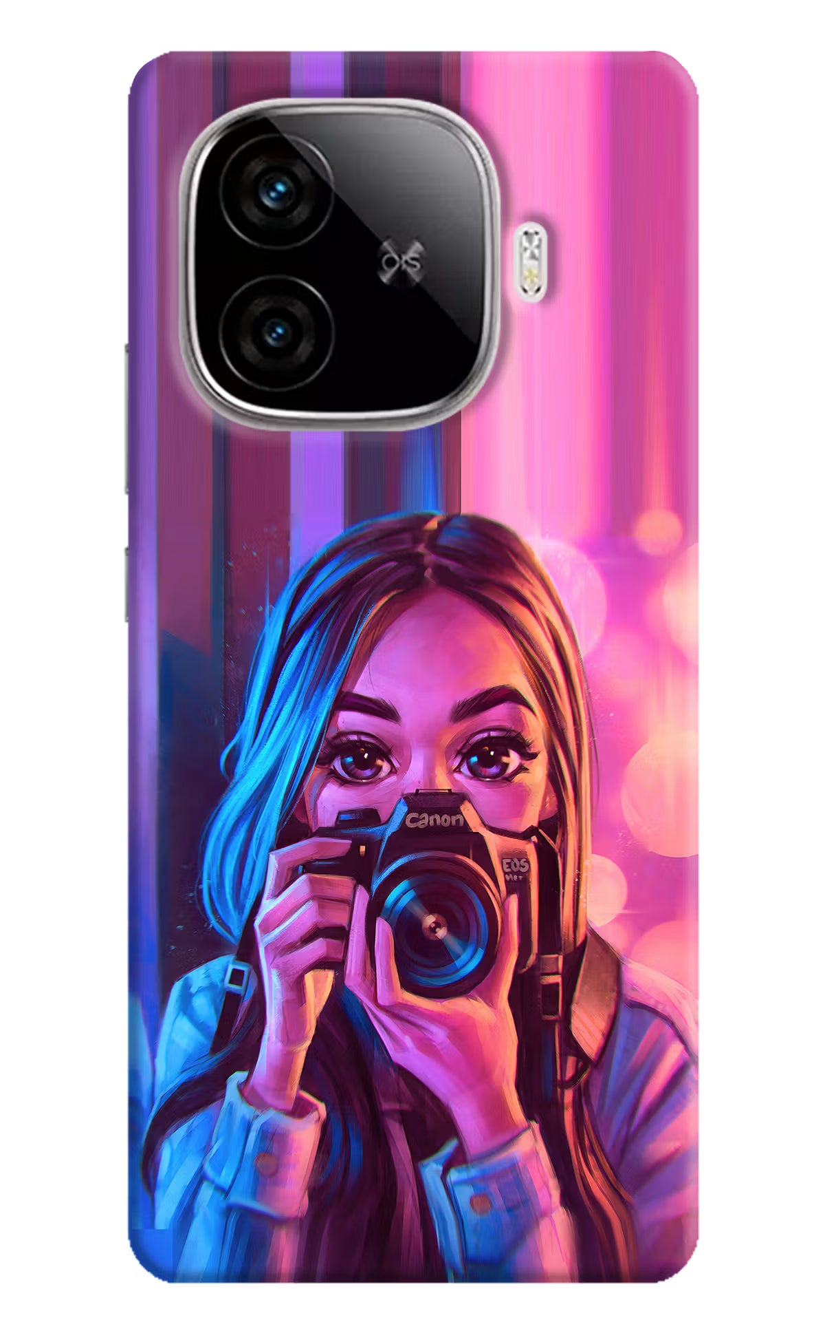 Girl Photographer iQOO Neo 10R 5G Hard Case Back Cover by Casekaro