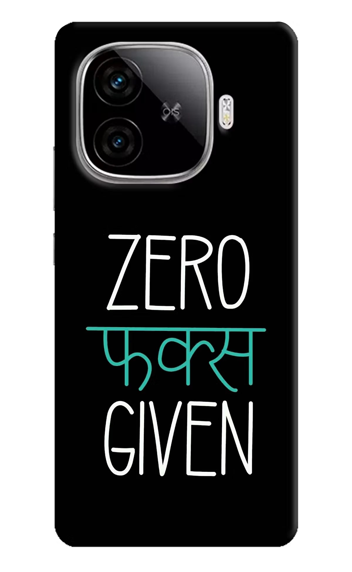 Zero Fucks Given iQOO Neo 10R 5G Hard Case Back Cover by Casekaro