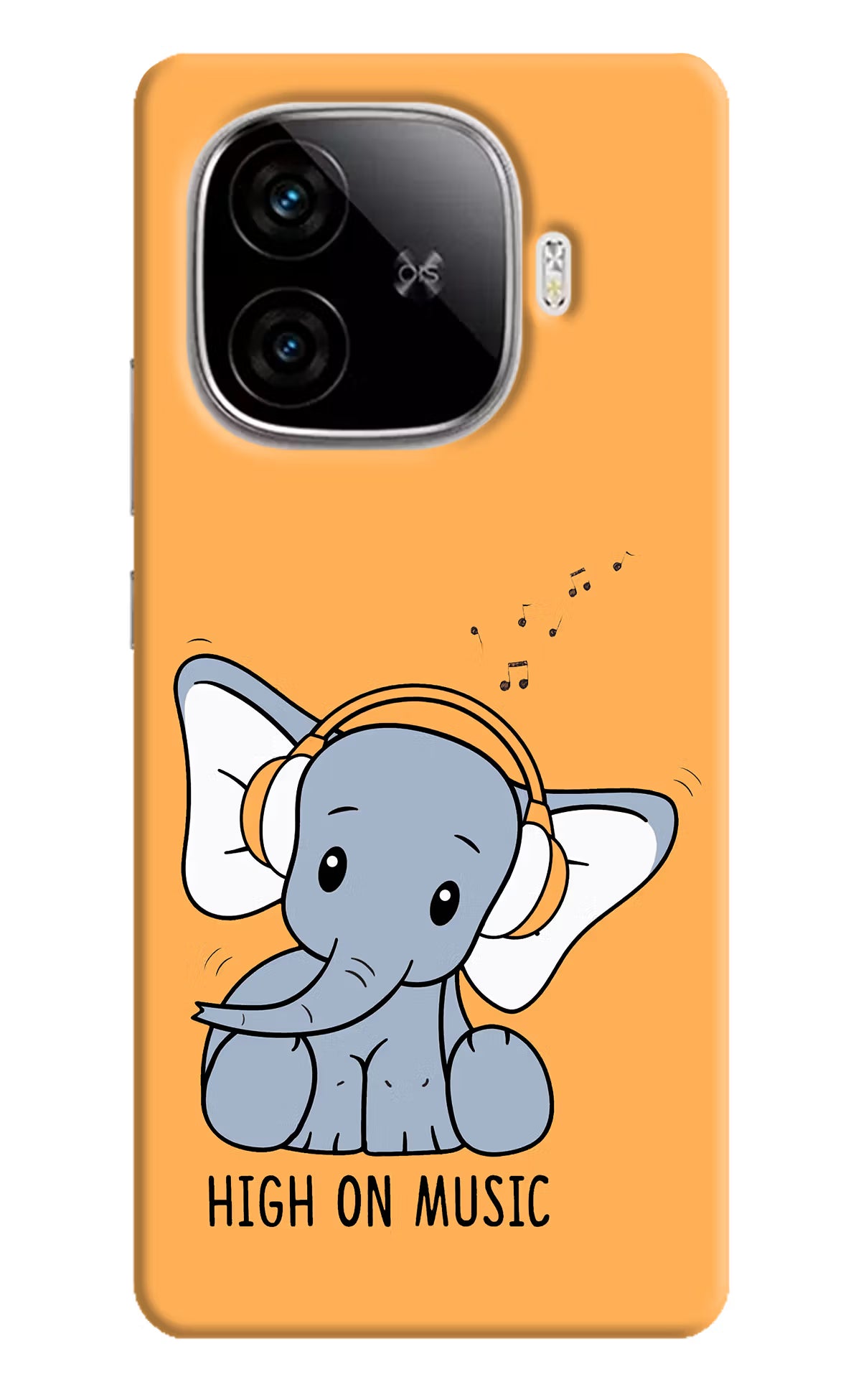 High On Music iQOO Neo 10R 5G Hard Case Back Cover by Casekaro