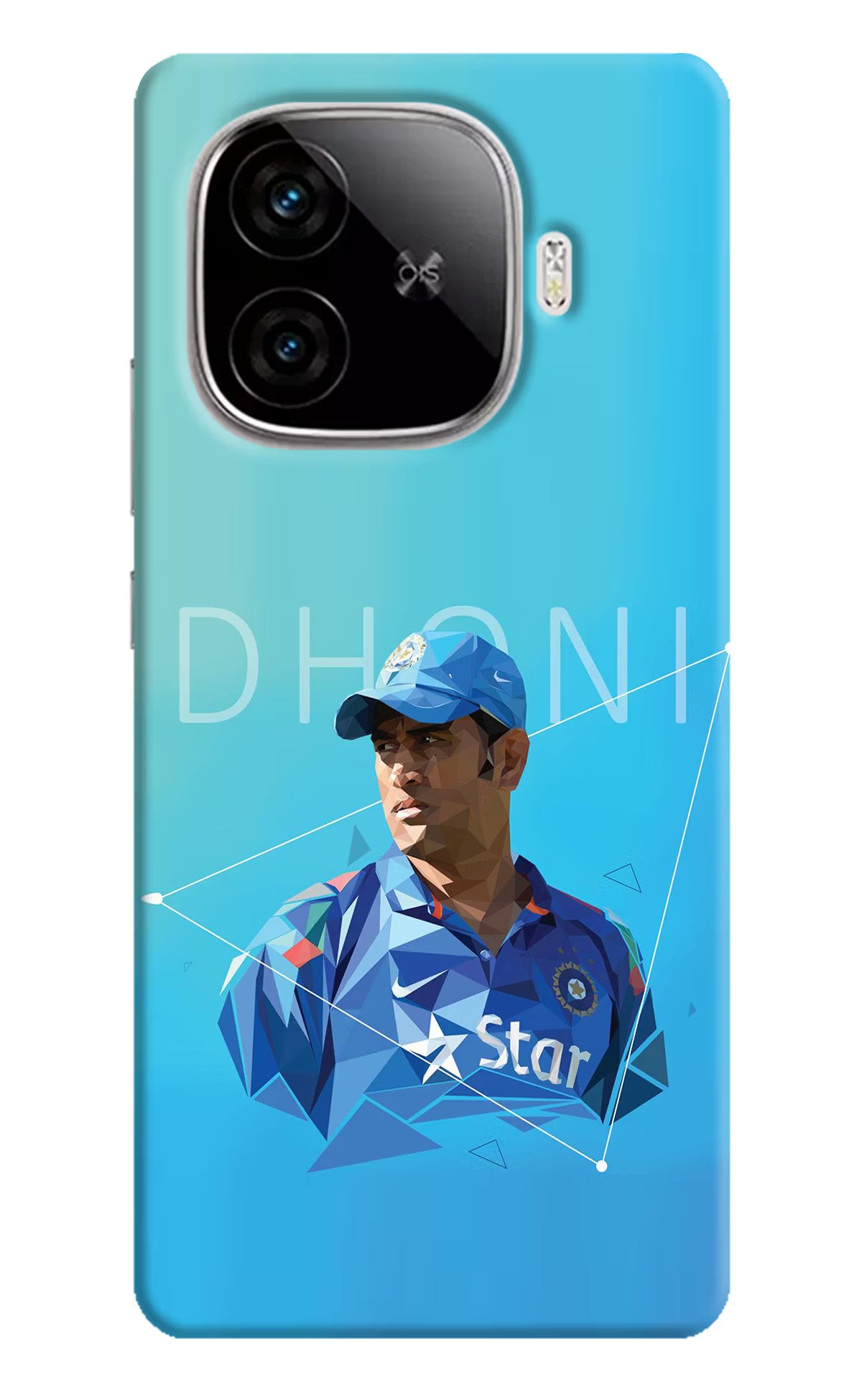 Dhoni Artwork iQOO Neo 10R 5G Hard Case Back Cover by Casekaro