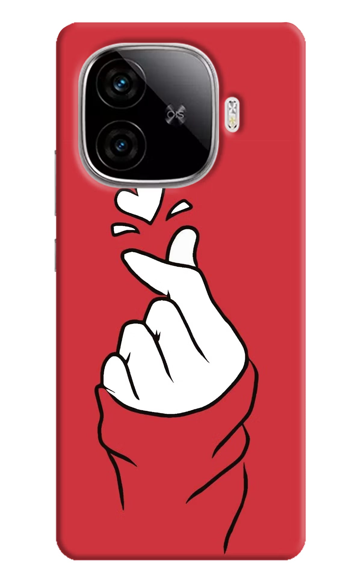 Korean Love Sign iQOO Neo 10R 5G Hard Case Back Cover by Casekaro