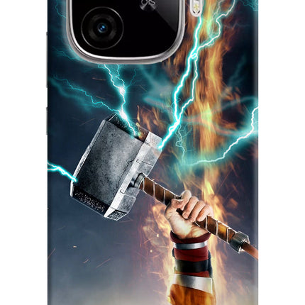 Thor Hammer Mjolnir iQOO Neo 10R 5G Hard Case Back Cover by Casekaro