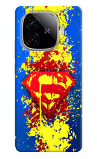 Superman logo iQOO Neo 10R 5G Hard Case Back Cover by Casekaro