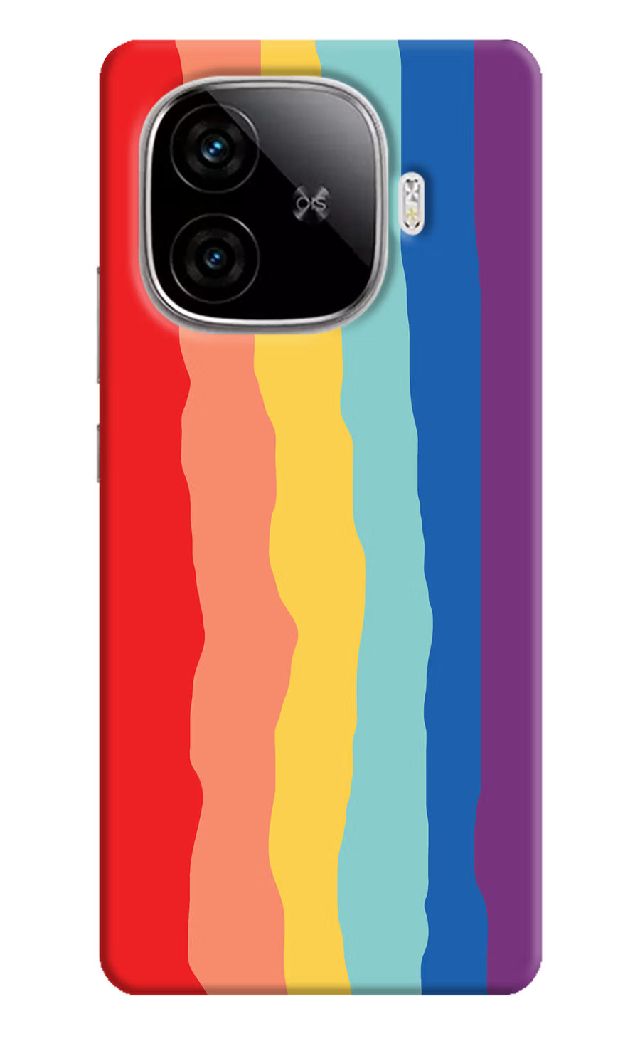 Rainbow iQOO Neo 10R 5G Back Cover, Hard case