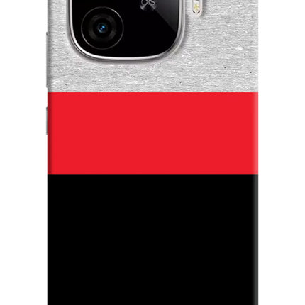 Tri Color Pattern iQOO Neo 10R 5G Hard Case Back Cover by Casekaro