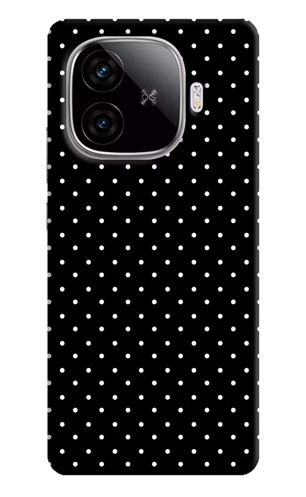 White Dots iQOO Neo 10R 5G Hard Case Back Cover by Casekaro