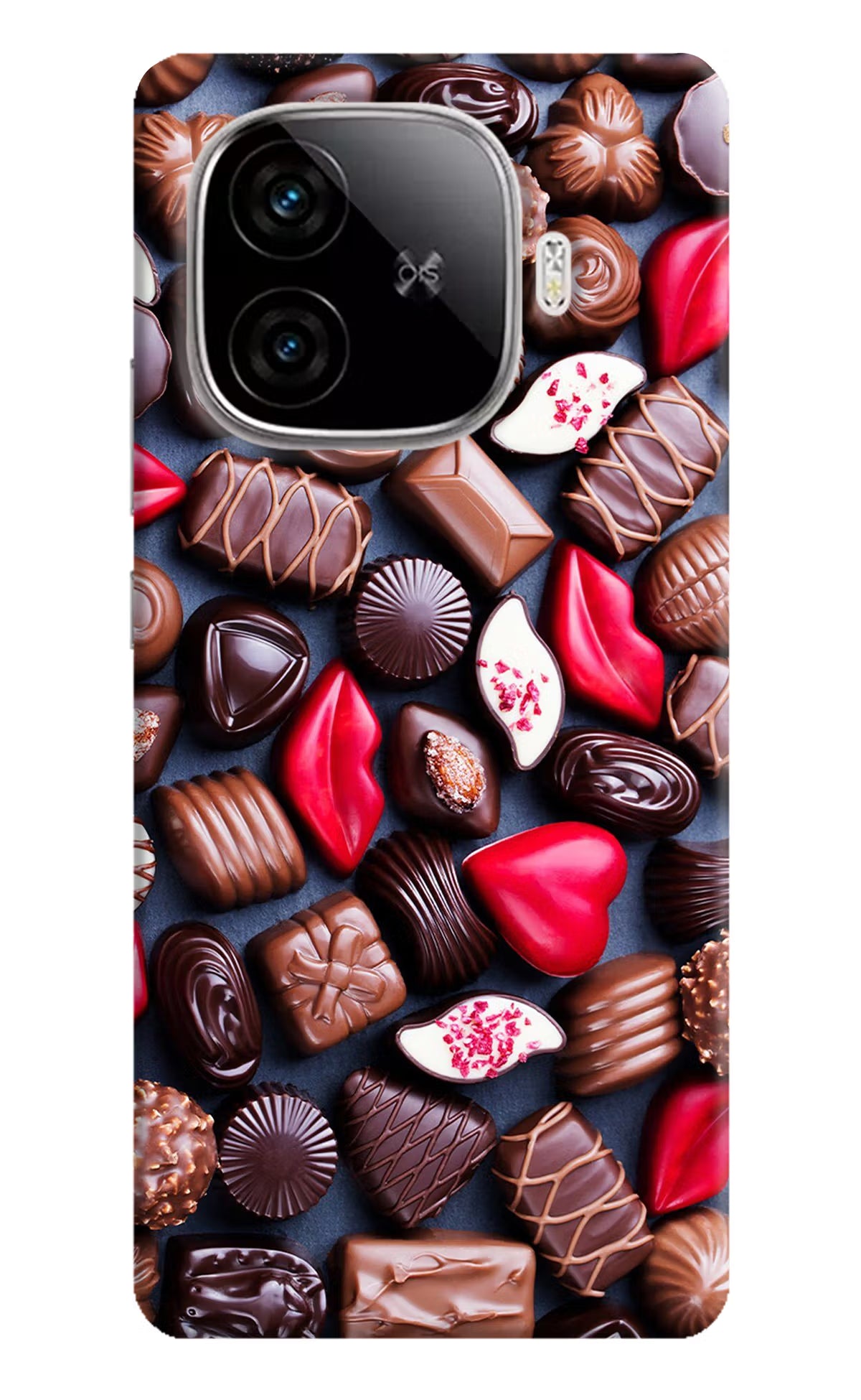 Chocolates iQOO Neo 10R 5G Hard Case Back Cover by Casekaro