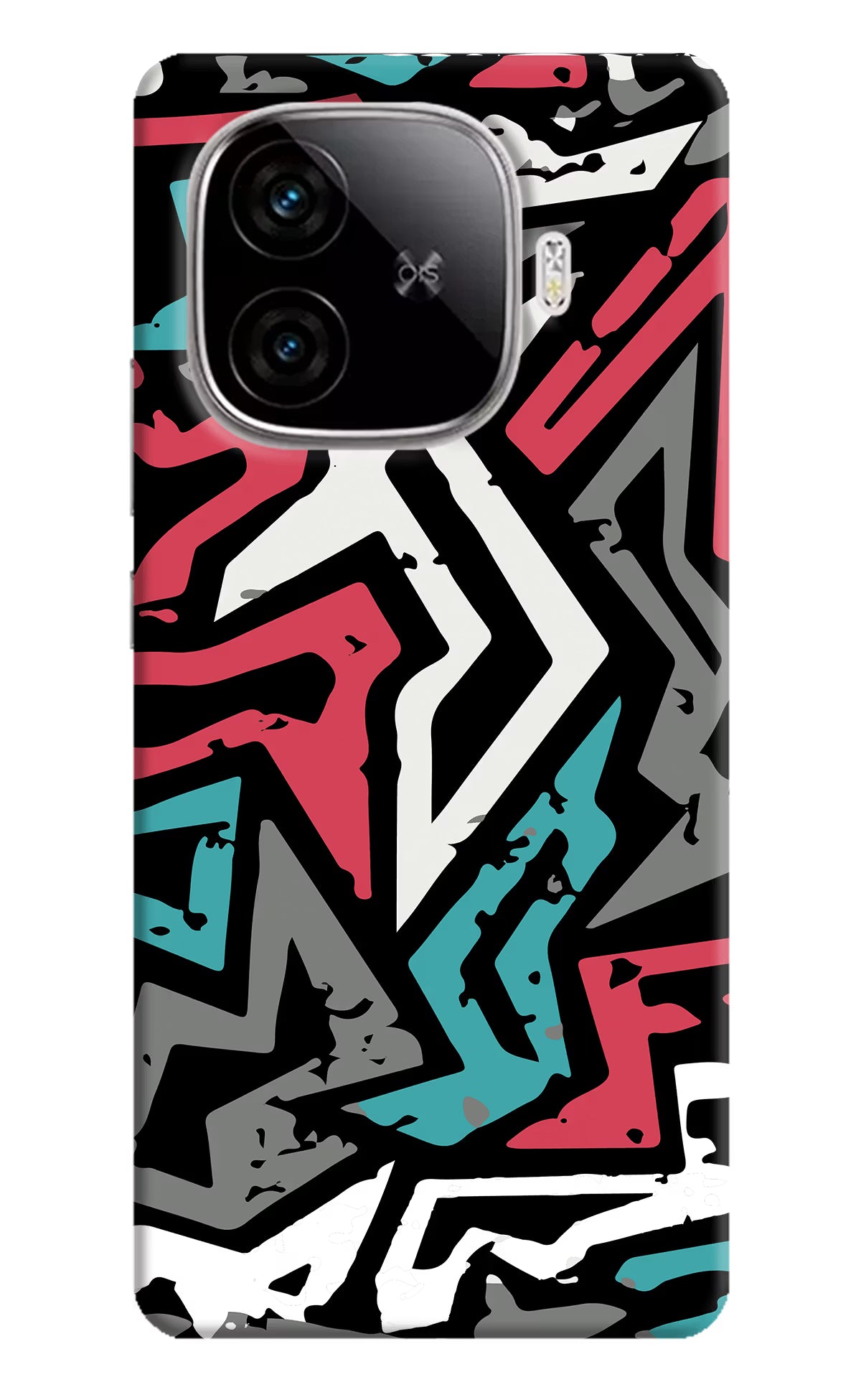 Geometric Graffiti iQOO Neo 10R 5G Hard Case Back Cover by Casekaro