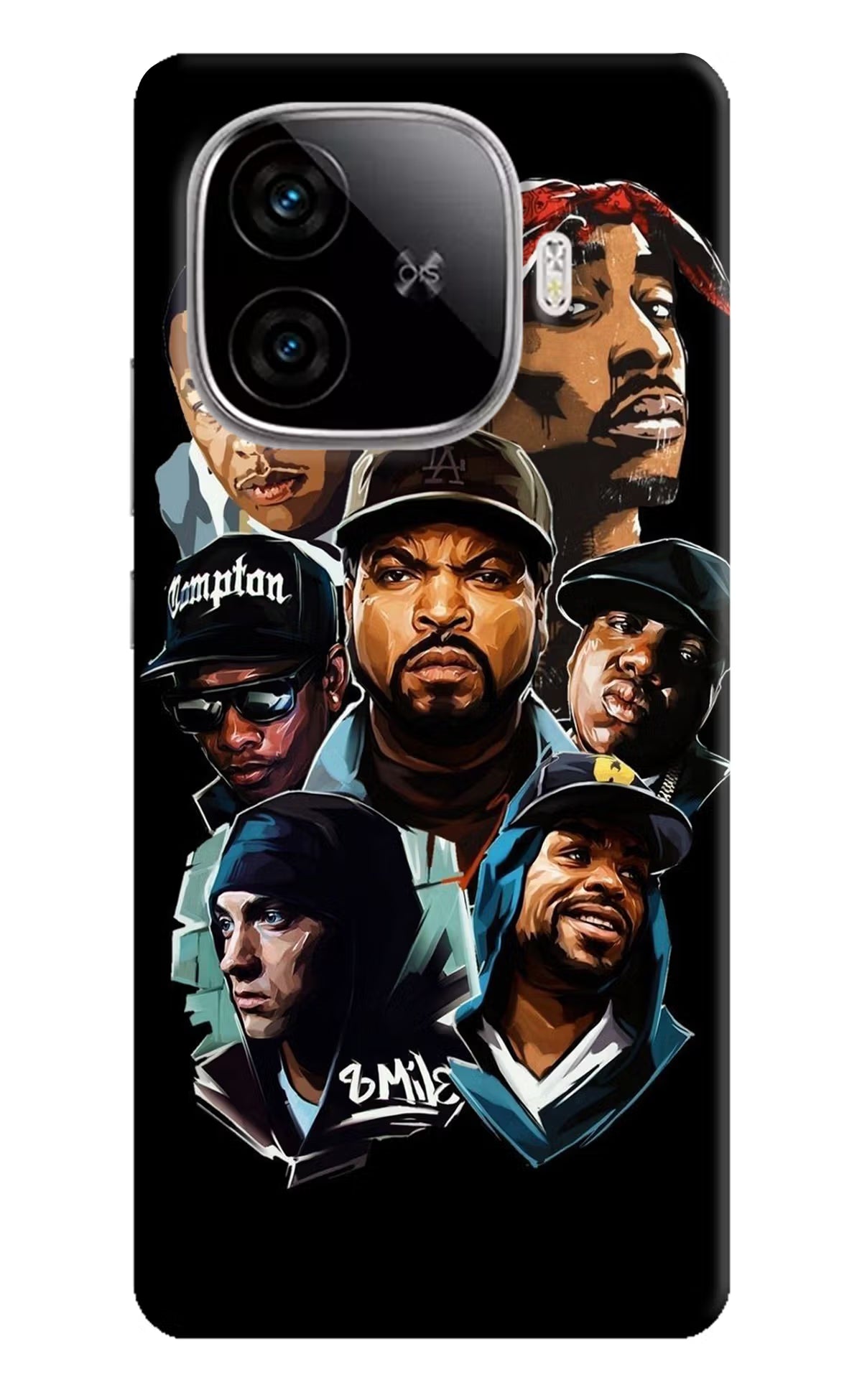 Rappers iQOO Neo 10R 5G Hard Case Back Cover by Casekaro