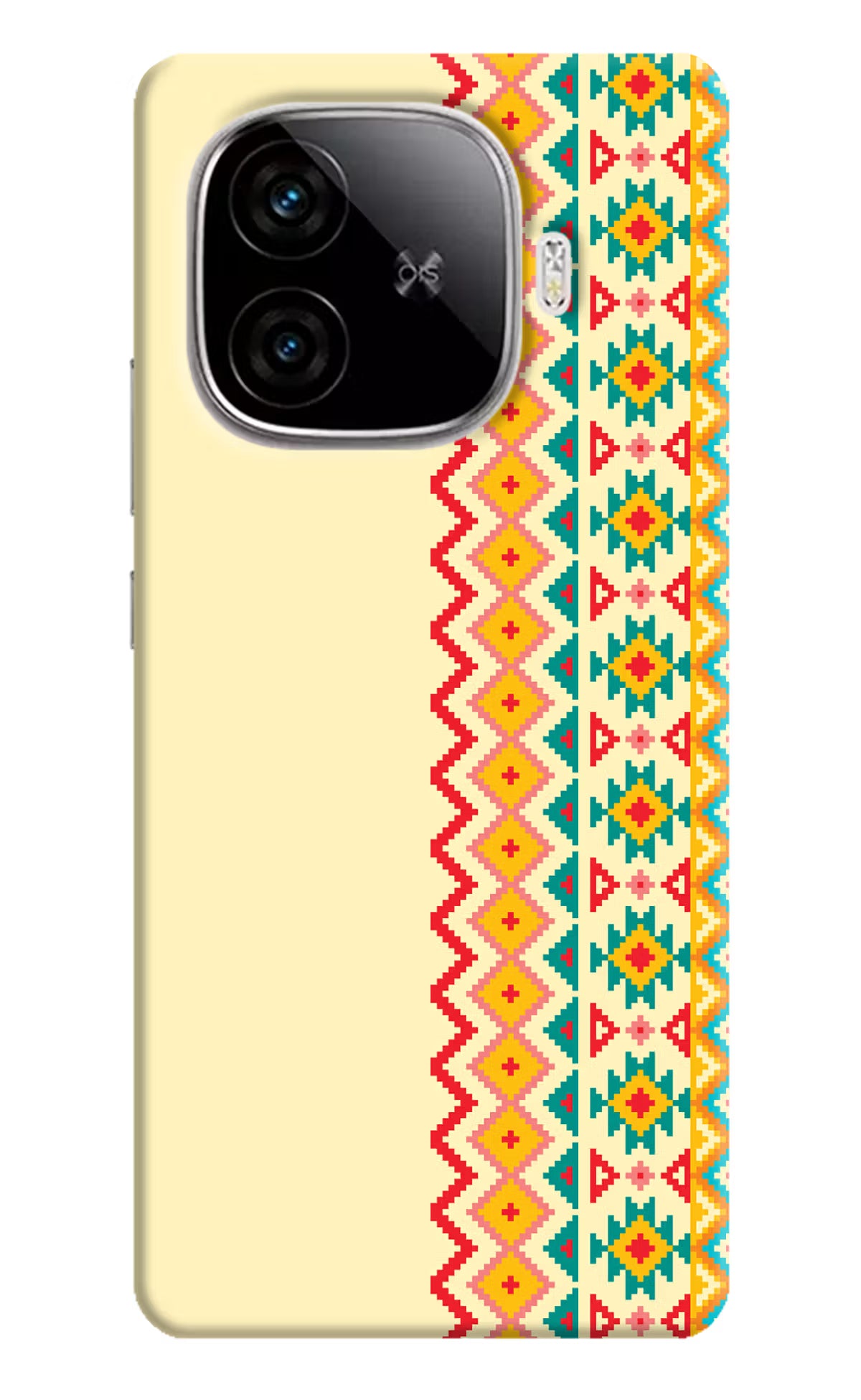 Ethnic Seamless iQOO Neo 10R 5G Hard Case Back Cover by Casekaro