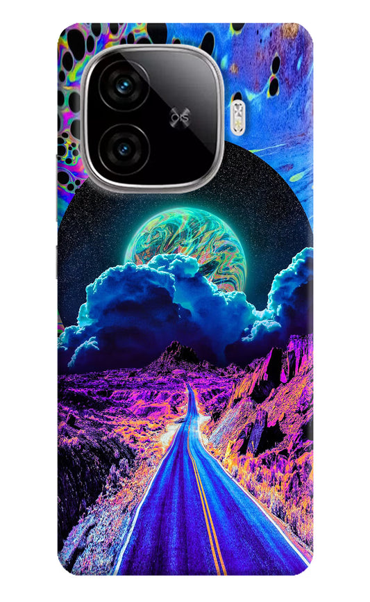 Psychedelic Painting iQOO Neo 10R 5G Hard Case Back Cover by Casekaro