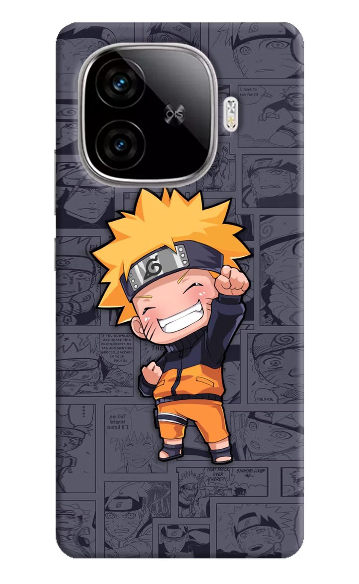 Chota Naruto iQOO Neo 10R 5G Hard Case Back Cover by Casekaro