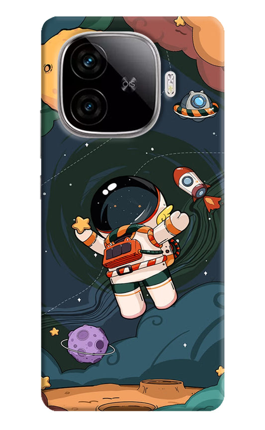 Cartoon Astronaut iQOO Neo 10R 5G Hard Case Back Cover by Casekaro