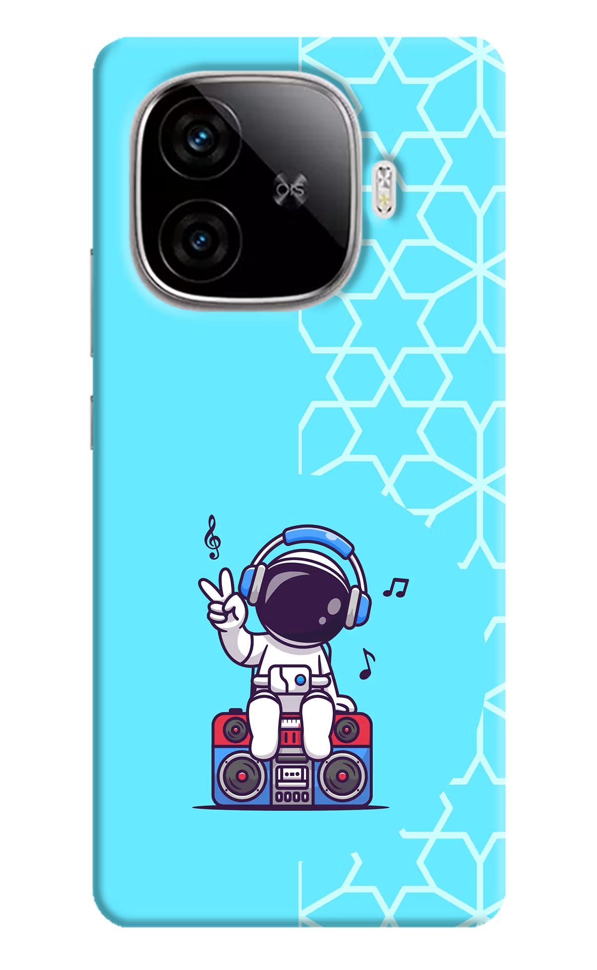 Cute Astronaut Chilling iQOO Neo 10R 5G Hard Case Back Cover by Casekaro