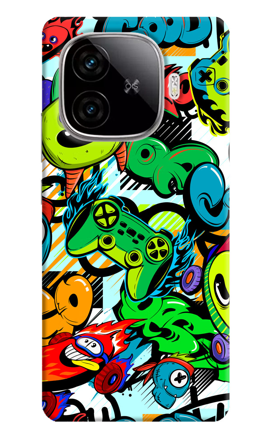 Game Doodle iQOO Neo 10R 5G Back Cover, Hard case