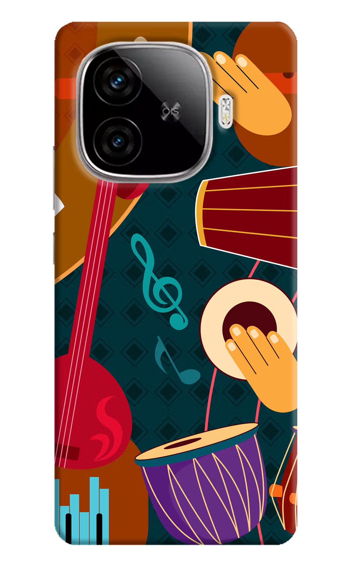 Music Instrument iQOO Neo 10R 5G Hard Case Back Cover by Casekaro
