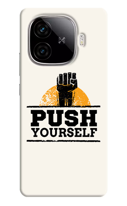 Push Yourself iQOO Neo 10R 5G Hard Case Back Cover by Casekaro