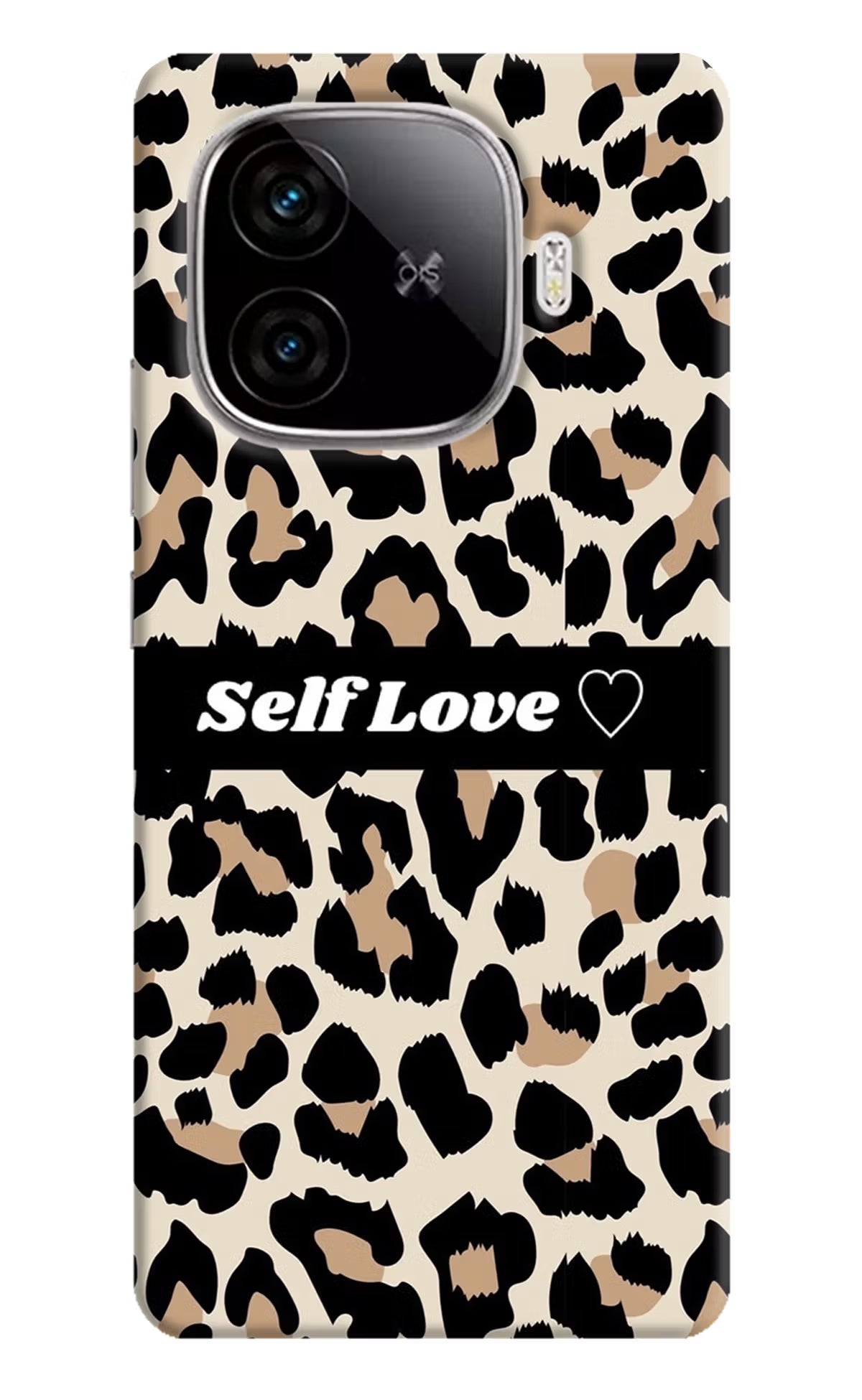 Leopard Print Self Love iQOO Neo 10R 5G Hard Case Back Cover by Casekaro